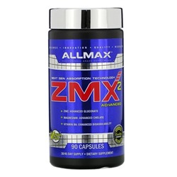 ALLMAX Nutrition, ZMX2, хелат магния с улучшенной усвояемостью, 90 капсул