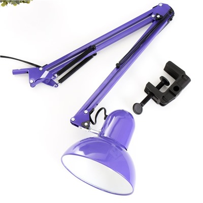 Настольная лампа "Джуни" Е27 40Вт фиолетовый 16х16х90 см RISALUX