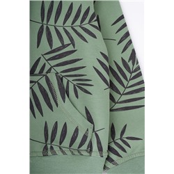 Куртка для мальчика Crockid К 301620 зеленый камень, пальмовые листья к1279
