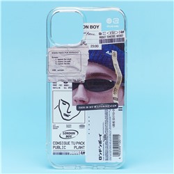 Чехол-накладка - SC273 для "Apple iPhone 13" (002) (прозрачный)