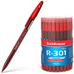 Ручка шариковая R-301 Stick.Original красная 0.7мм 46774 Erich Krause