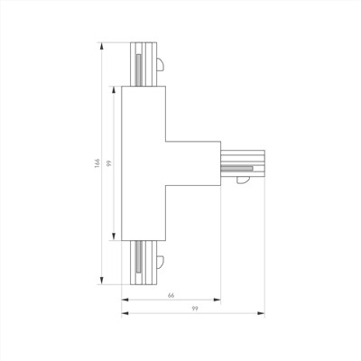 Коннектор тройной LGD-4TR-CON-EXT-L1-WH (C) (Arlight, IP20 Пластик, 3 года)