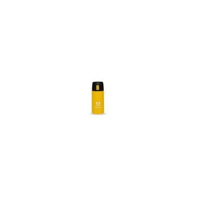 Термос 350мл (6ч) питьевой вакуумный, бытовой текстурный желтый