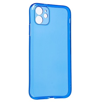 Чехол-накладка - SC344 для "Apple iPhone 11" (transparent/blue) (232065)
