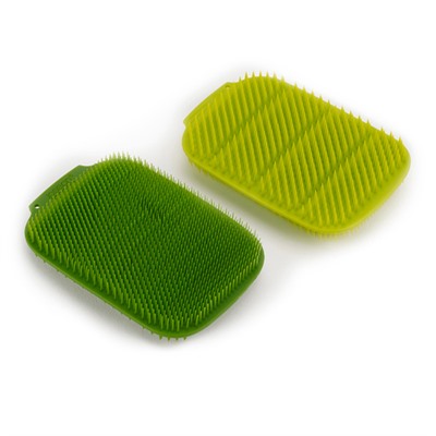 Набор из 2 малых щеток для мытья посуды "CleanTech", зеленый Joseph Joseph, 2 шт