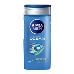 Гель для душа NIVEA MEN Arctic Ocean 2в1 с морской солью (250мл) (82590)