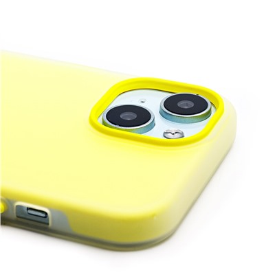 Чехол-накладка - SC346 для "Apple iPhone 15" (yellow) (232462)