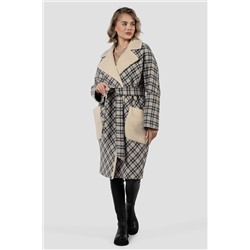 02-3152 Пальто женское утепленное (пояс)