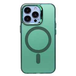 Чехол-накладка - SM025 SafeMag для "Apple iPhone 13 Pro" (green) (232121)