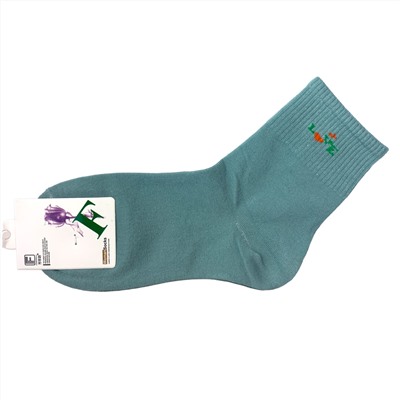 FANGFEILU, носки женские, цвет: зелёный, размер 36-38
