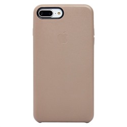 Чехол-накладка [ORG] Leather case для "Apple iPhone 7 Plus/8 Plus" (gray) Цвет серый