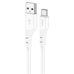 Кабель USB - Type-C Hoco X97 Crystal  100см 3A  (white)