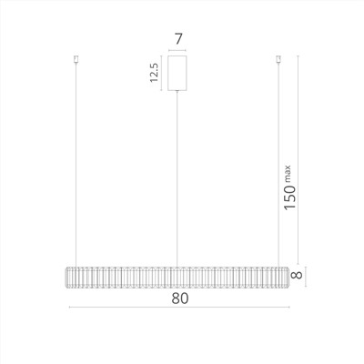 Подвесная люстра Divinare RENATA 1135/02 SP-48