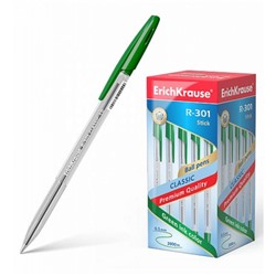 Ручка шариковая R-301 Classic зеленая 1.0мм 43187 Erich Krause