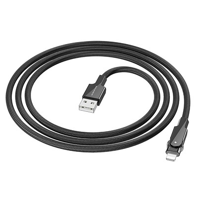 Кабель USB - Apple lightning Borofone BU41   2,4A  (black)