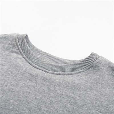 Свитшот женский MINAKU: Casual Collection цвет светло-серый меланж, размер 50-52