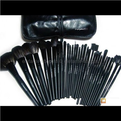 Набор кистей для макияжа MC Brush Set в чехле, 32 шт