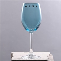 Бокал для вина «Wine», 360 мл, синий