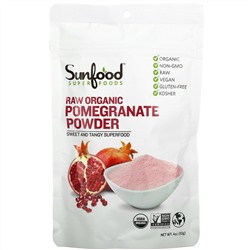 Sunfood, Raw Organic Pomegranate Powder, 4 oz (113 g)