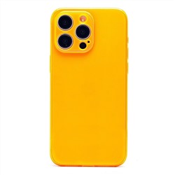 Чехол-накладка - SC344 для "Apple iPhone 15 Pro Max" (transparent/orange) (232002)