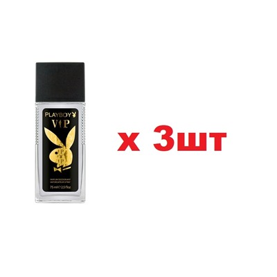 Парфюмированная вода Playboy 75мл VIP Platinum edition муж тестер 3шт