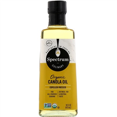 Spectrum Culinary, Organic Canola Oil, Refined, 16 fl oz (473 ml)