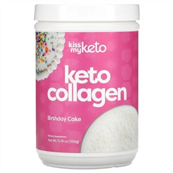 Kiss My Keto, Keto Collagen, Birthday Cake, 11.78 oz (334 g)
