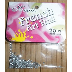 Стразы для дизайна ногтей К.Nail French Art Nail 20 шт