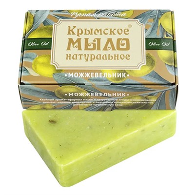 Мыло на оливковом масле "Можжевельник" Мануфактура Дом природы, 100 г