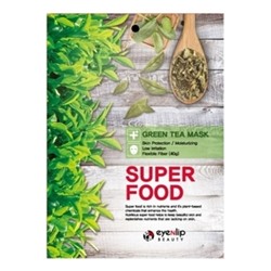 БВ EyeNlip Super food маска д/лица ткань Green tea 23мл 251415