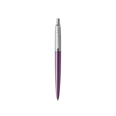 Ручка шариковая Parker Jotter Core Victoria Violet CT M, корпус фиолетовый глянцевый/ хром, синие чернила