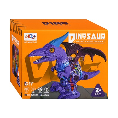 Конструктор динозавр "Птерадон" с отверткой, в коробке