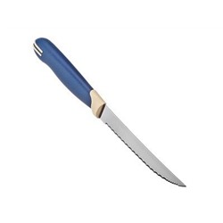 Нож кухонный с зубцами 12см, блистер, цена за 2шт, Tramontina Multicolor  23529-215