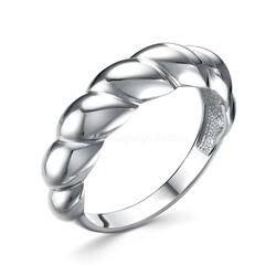 Кольцо из серебра родированное К50138р