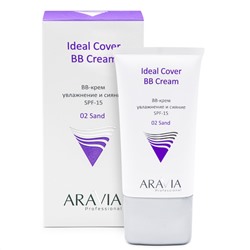 406646 ARAVIA Professional BB-крем увлажняющий SPF-15 Ideal Cover BB-Cream, тон 02, туба 50 мл/15