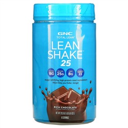 GNC, Lean Shake 25, Rich Chocolate, 29.35 oz (832 g)