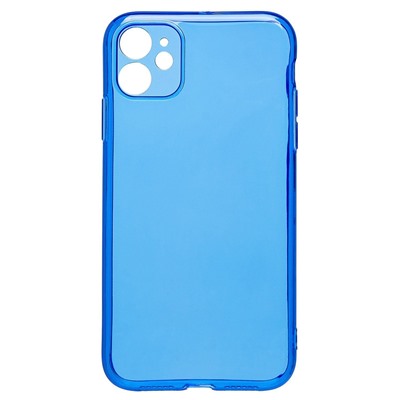 Чехол-накладка - SC344 для "Apple iPhone 11" (transparent/blue) (232065)