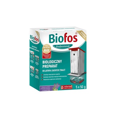 BioFos Professional Средство для септиков и небольших очистных сооружений 5*50г