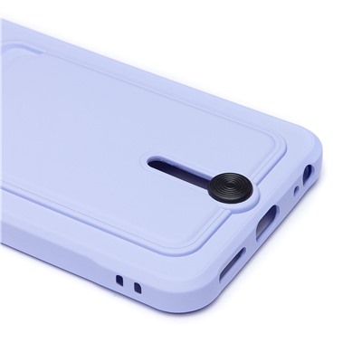 Чехол-накладка - SC304 с картхолдером для "Infinix Hot 40i" (light violet) (226992)