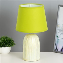 Настольная лампа "Илария" Е14 40Вт зеленый 20х20х33 см RISALUX