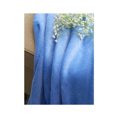 Плед Sollya, размер 150х200 см, цвет голубой