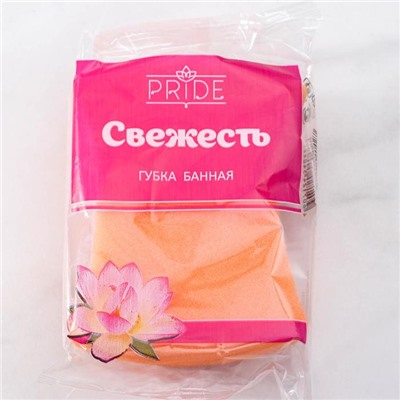 Губка для тела «Свежесть», 13×9×4 см, цвет МИКС