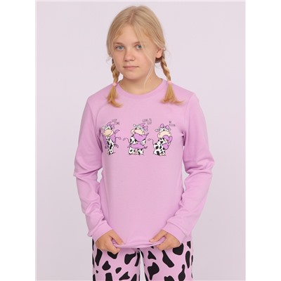 Пижама для девочки Cherubino CSJG 50103-45 Лаванда