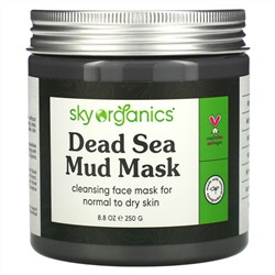 Sky Organics, маска с грязью Мертвого моря, 250 г (8,8 жидк. унции)