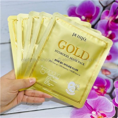 Гидрогелевая маска с частицами золота Petitfee Gold Hydrogel Mask Pack (78)