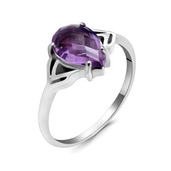 Кольцо из серебра аметист, Виолет