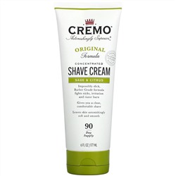 Cremo, Original Shave Cream, Sage & Citrus, 6 fl oz (177 ml)