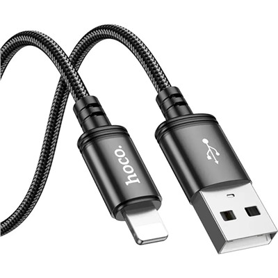 Кабель USB - Apple lightning Hoco X91  300см 2,4A  (black)