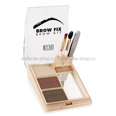 Тени для бровей Milani Brow Fix Brow Kit Dark