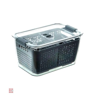 Контейнер-органайзер для мытья и хранения продуктов 20х13х10,5см